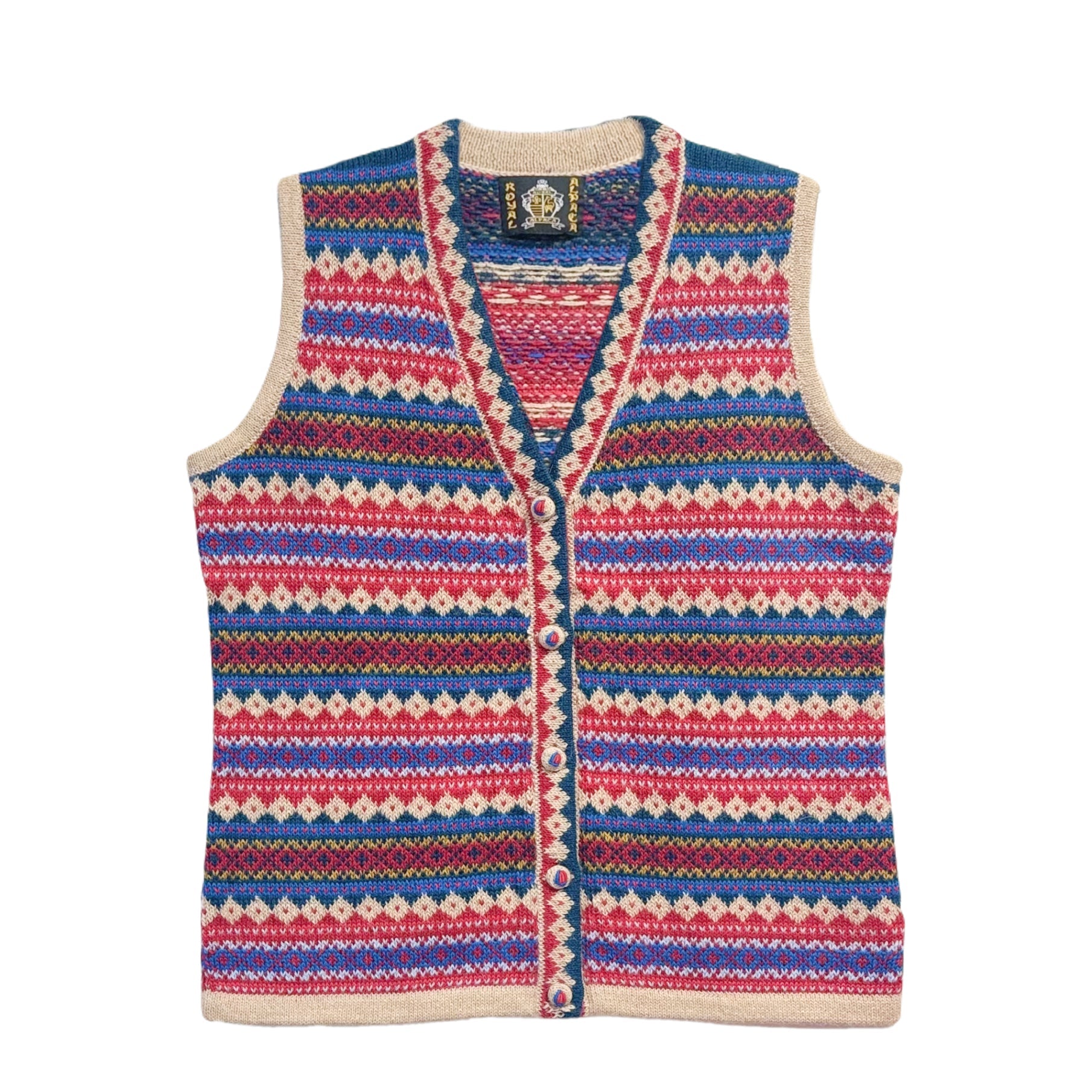 ＜6ROKU＞ALPACA STRIPE VEST/ベスト 6(ROKU)＞ALPACA STRIPE VEST/ベスト レディース