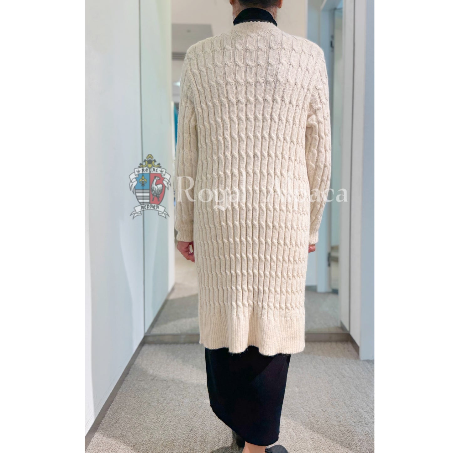 Special Online Price: Knit / Cardigan / 100% Alpaca / RoyalAlpaca