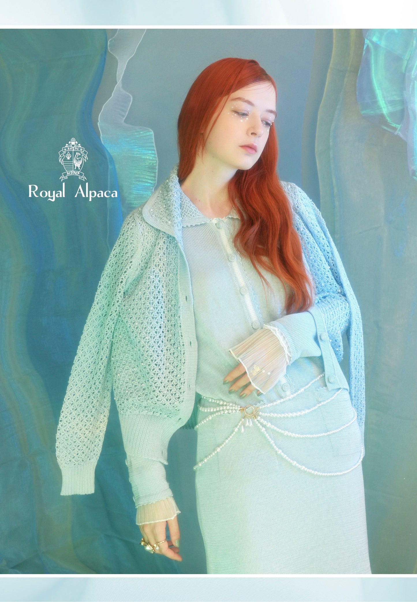 《オンライン限定価格》ニット / カーディガン / ピマコットン100% / RoyalAlpaca_ロイヤルアルパカ