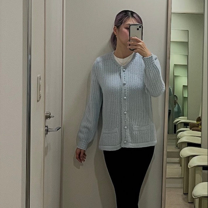 Limited Time Sale: Knit / Cardigan / 100% Alpaca / RoyalAlpaca