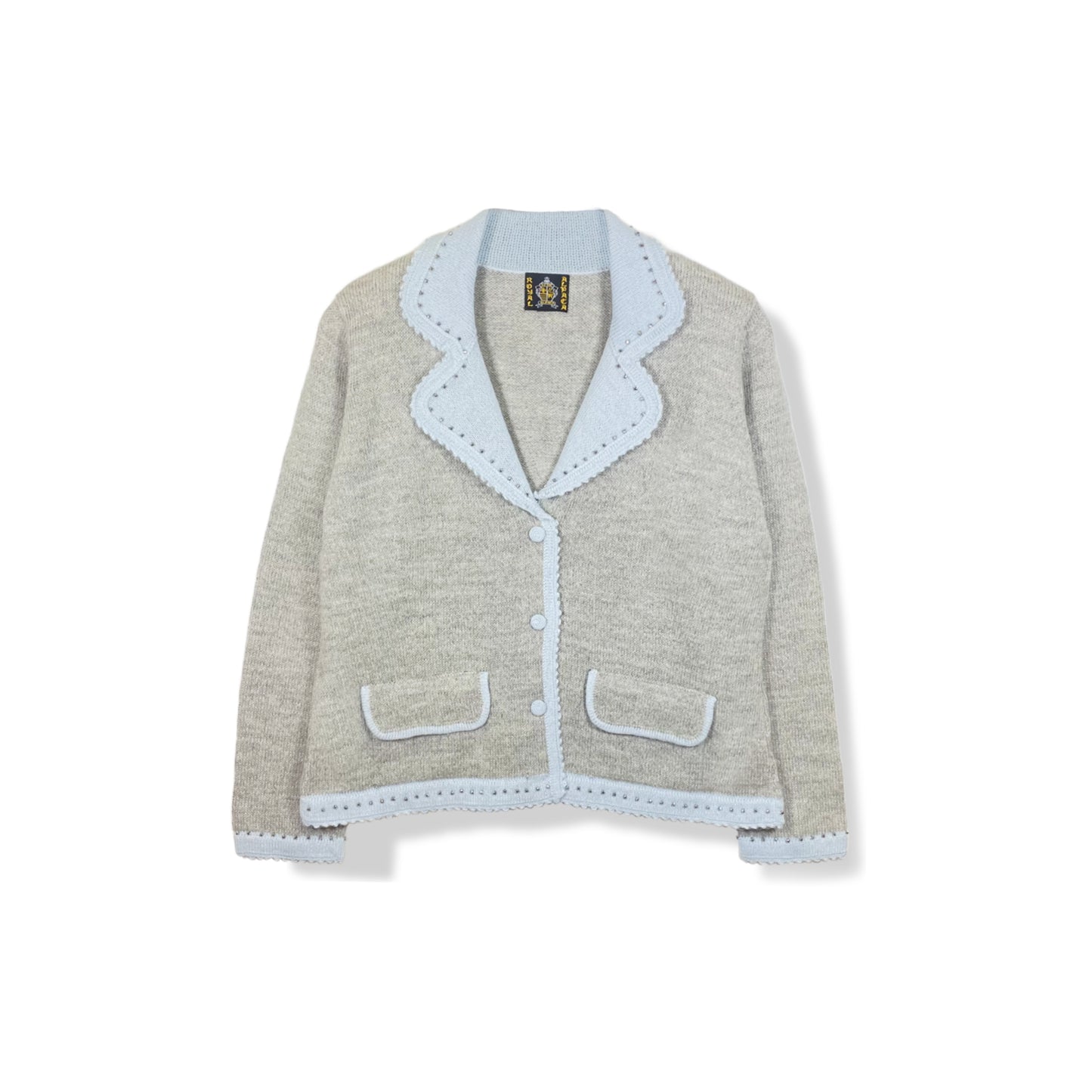 Limited Time Sale: Knit / Cardigan / 100% Alpaca / RoyalAlpaca