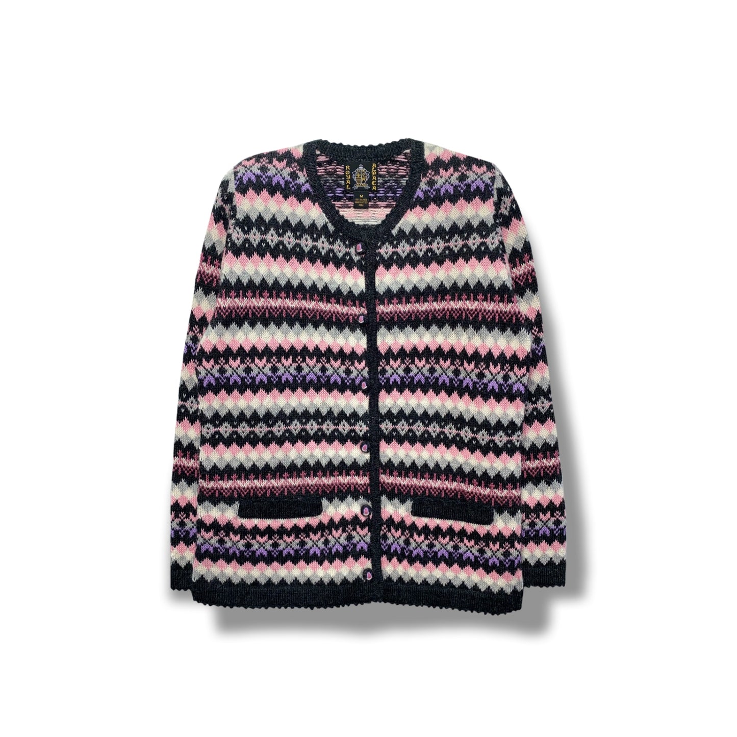 《オンライン特別価格》ニット / カーディガン / アルパカ100% / RoyalAlpaca_ロイヤルアルパカ