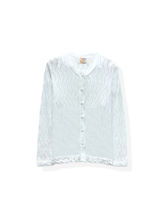 [Online Exclusive Price] Knit / Cardigan / 100% Pima Cotton / Royal Alpaca