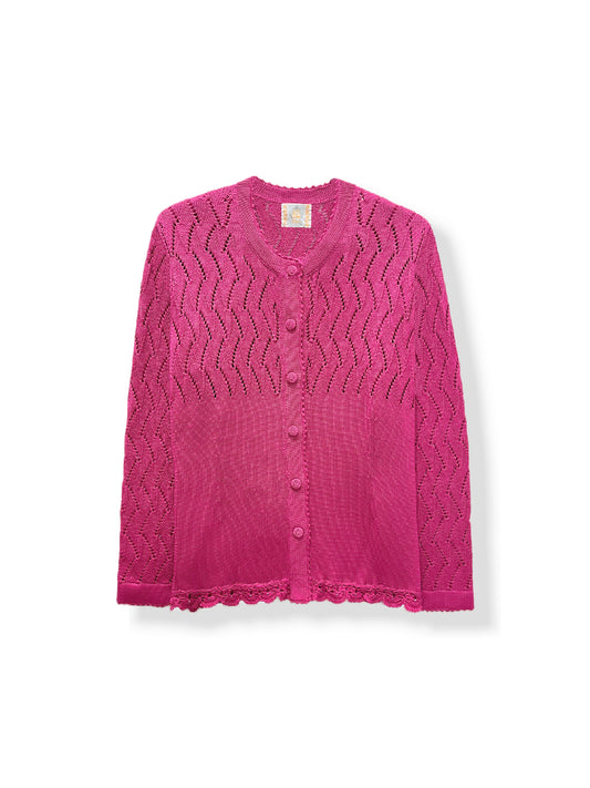 [Online Exclusive Price] Knit / Cardigan / 100% Pima Cotton / Royal Alpaca
