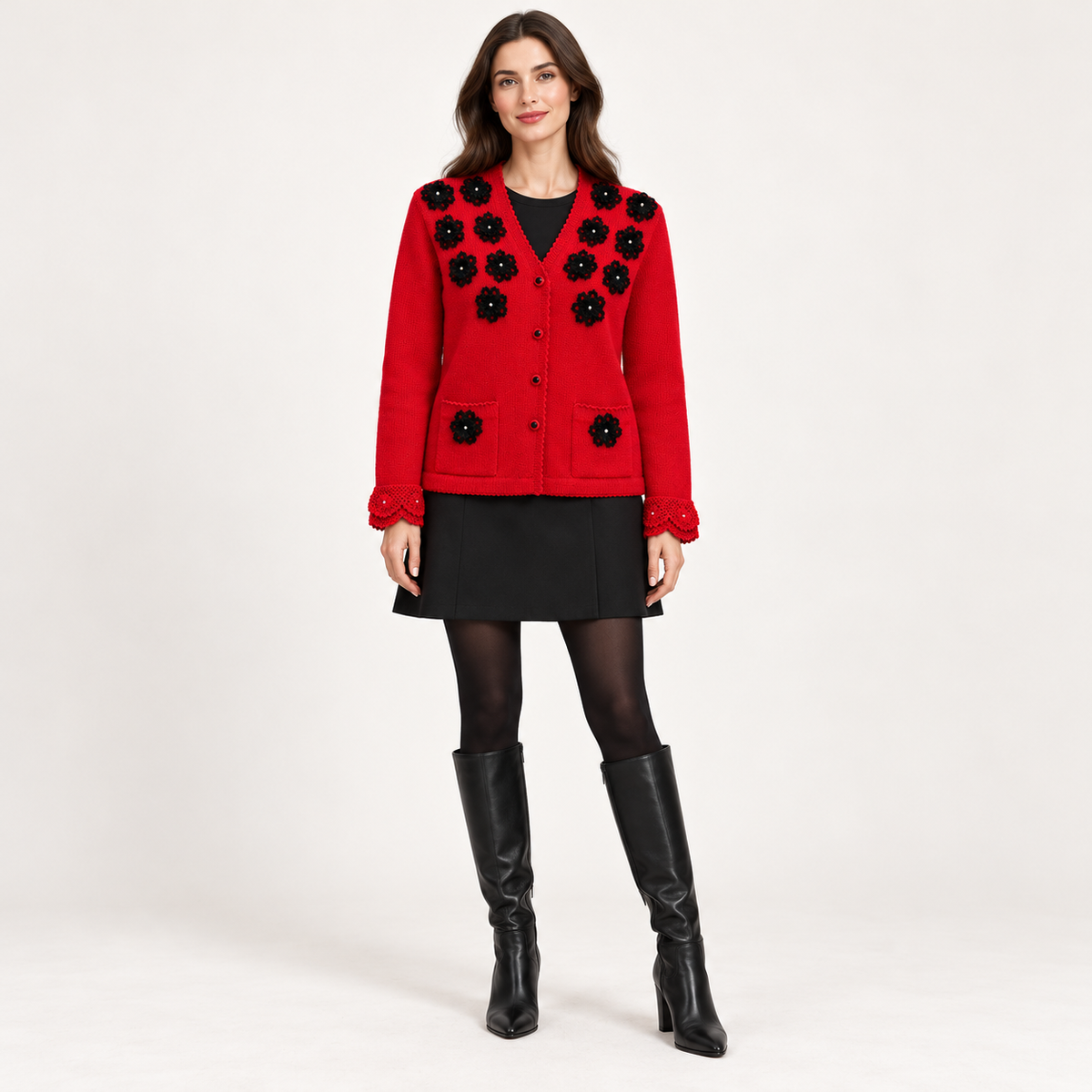 [Online Exclusive Special Price] Knit / Cardigan / 100% Alpaca / RoyalAlpaca