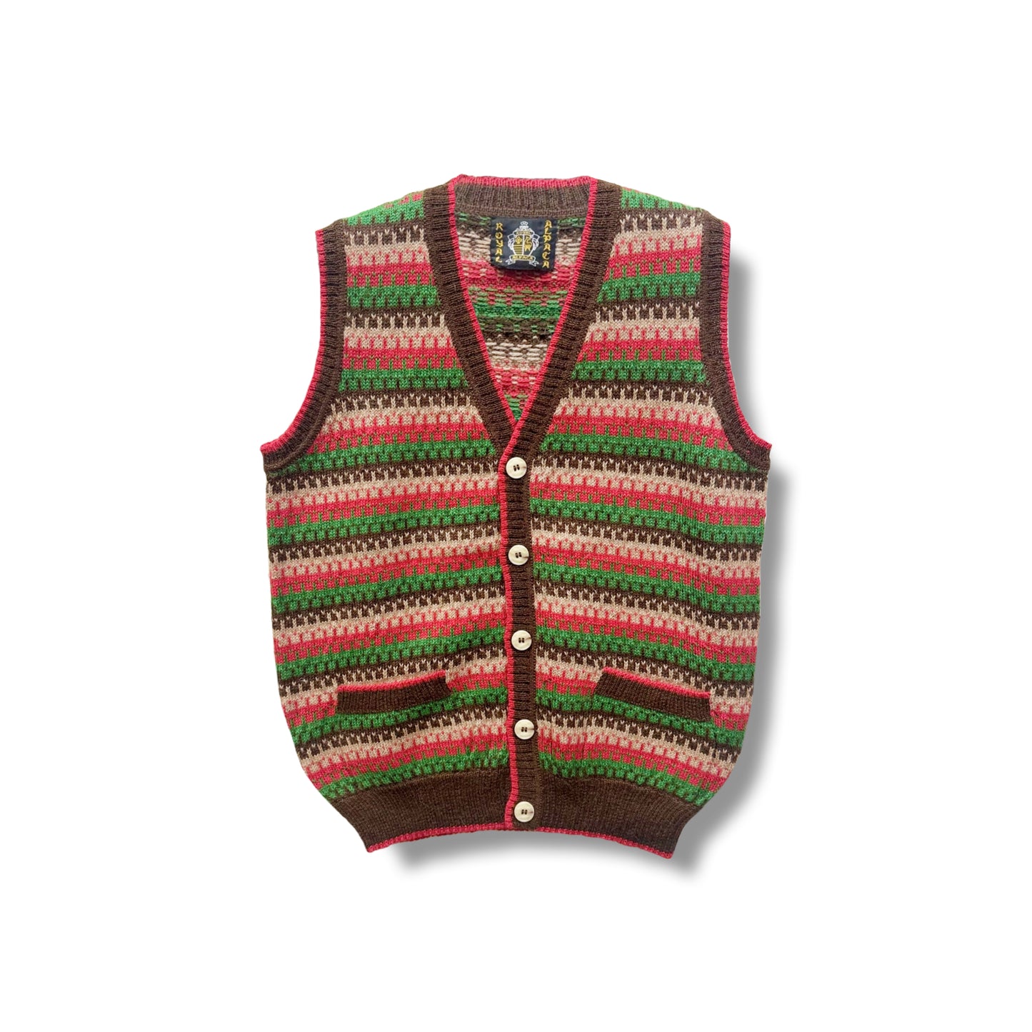 メンズ / ニット / ベスト / アルパカ100％ / RoyalAlpaca_ロイヤルアルパカ