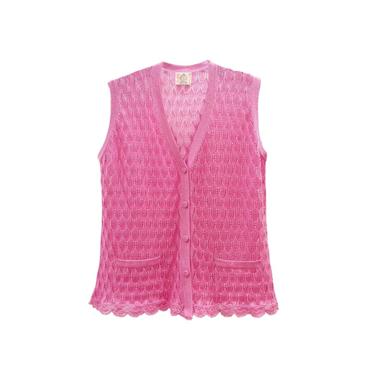 《オンライン限定価格》ニット / ベスト / ピマコットン100％ / RoyalAlpaca_ロイヤルアルパカ