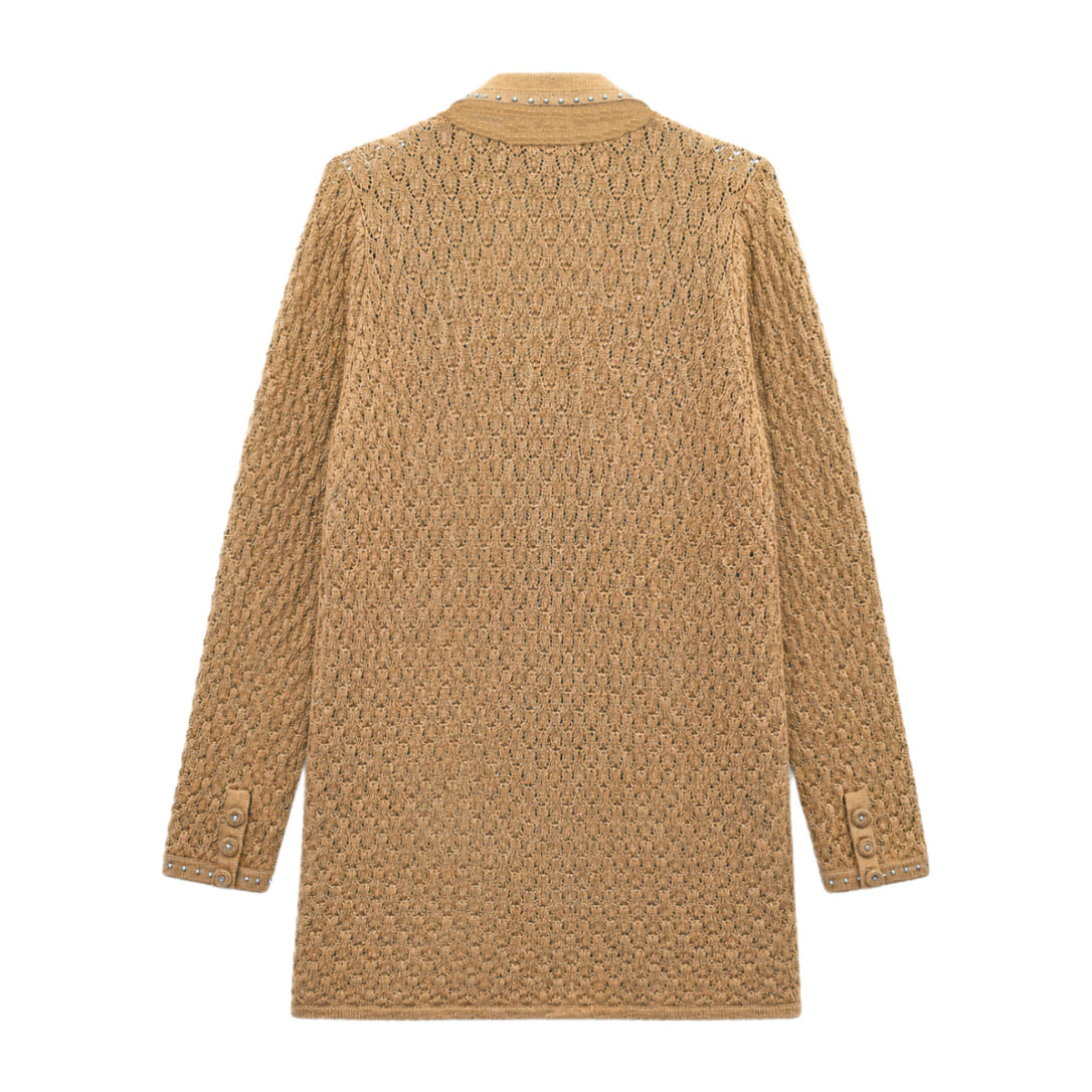 Limited Time Sale: Knit/Coat/Cardigan/100% Alpaca/RoyalAlpaca