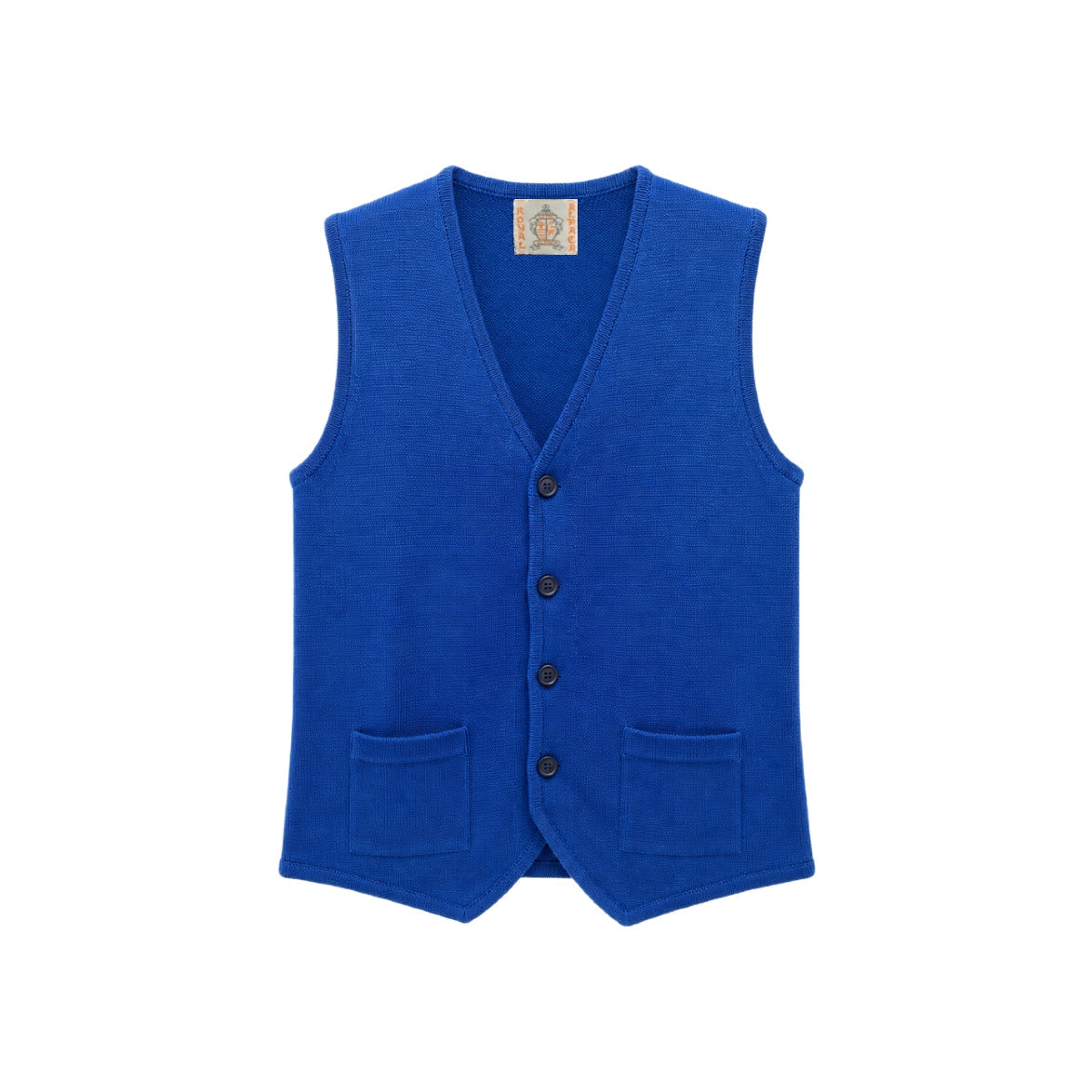 [Online Exclusive Price] Men's Knit Vest / 100% Pima Cotton / Royal Alpaca