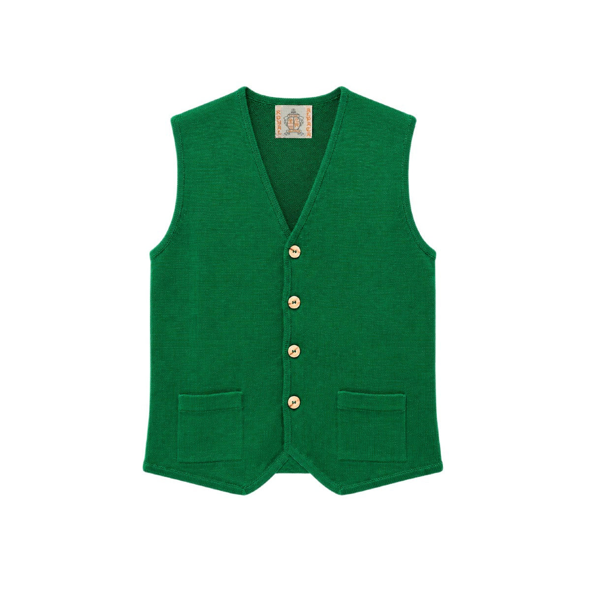 [Online Exclusive Price] Men's Knit Vest / 100% Pima Cotton / Royal Alpaca