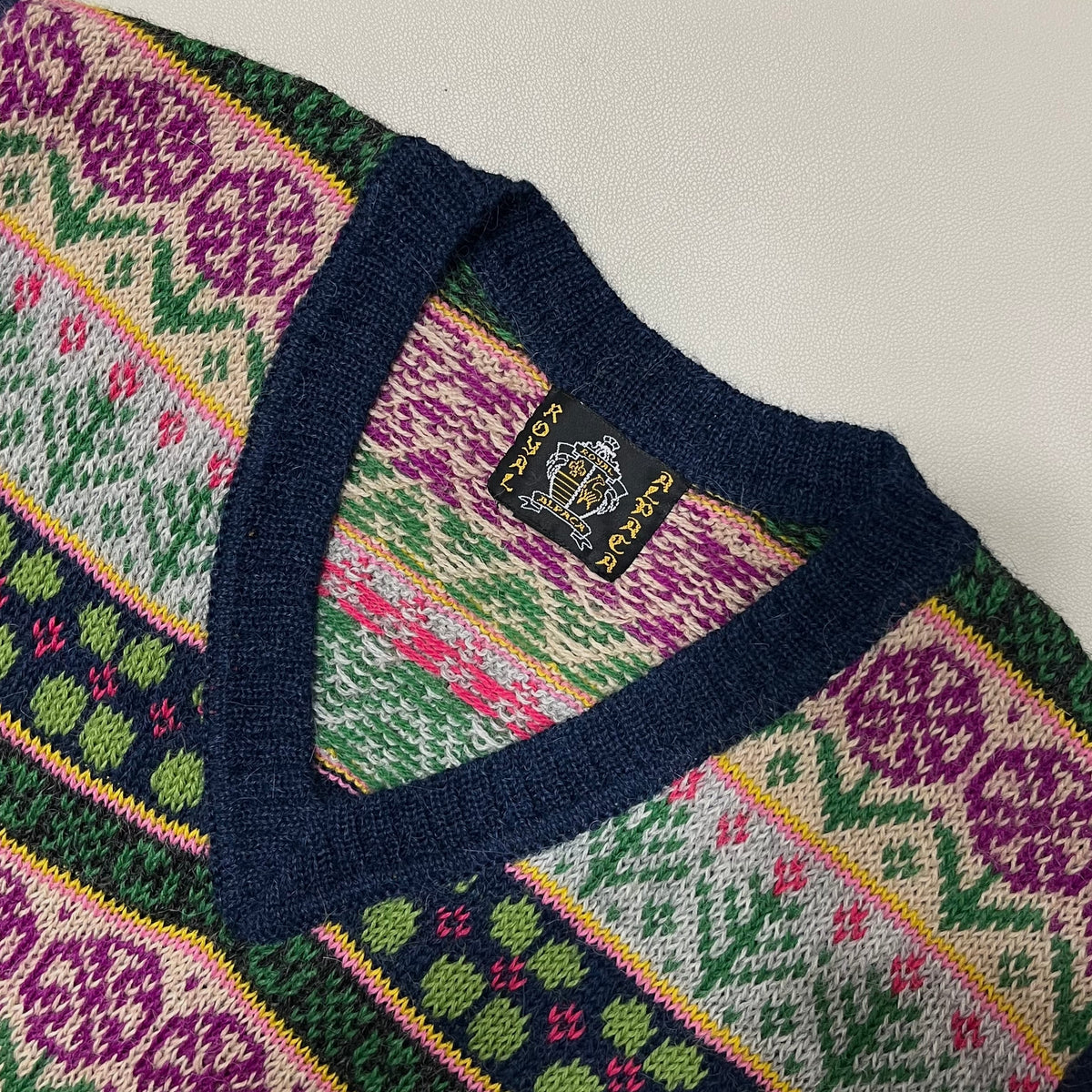 [Online Exclusive Price] Unisex Knit Sweater/Vest/100% Alpaca/RoyalAlpaca