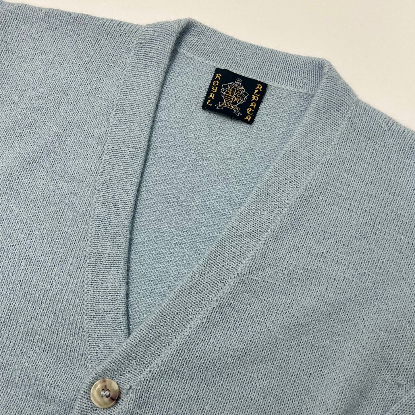 [Online Exclusive Price] Men's Knit Cardigan, 100% Alpaca, Royal Alpaca