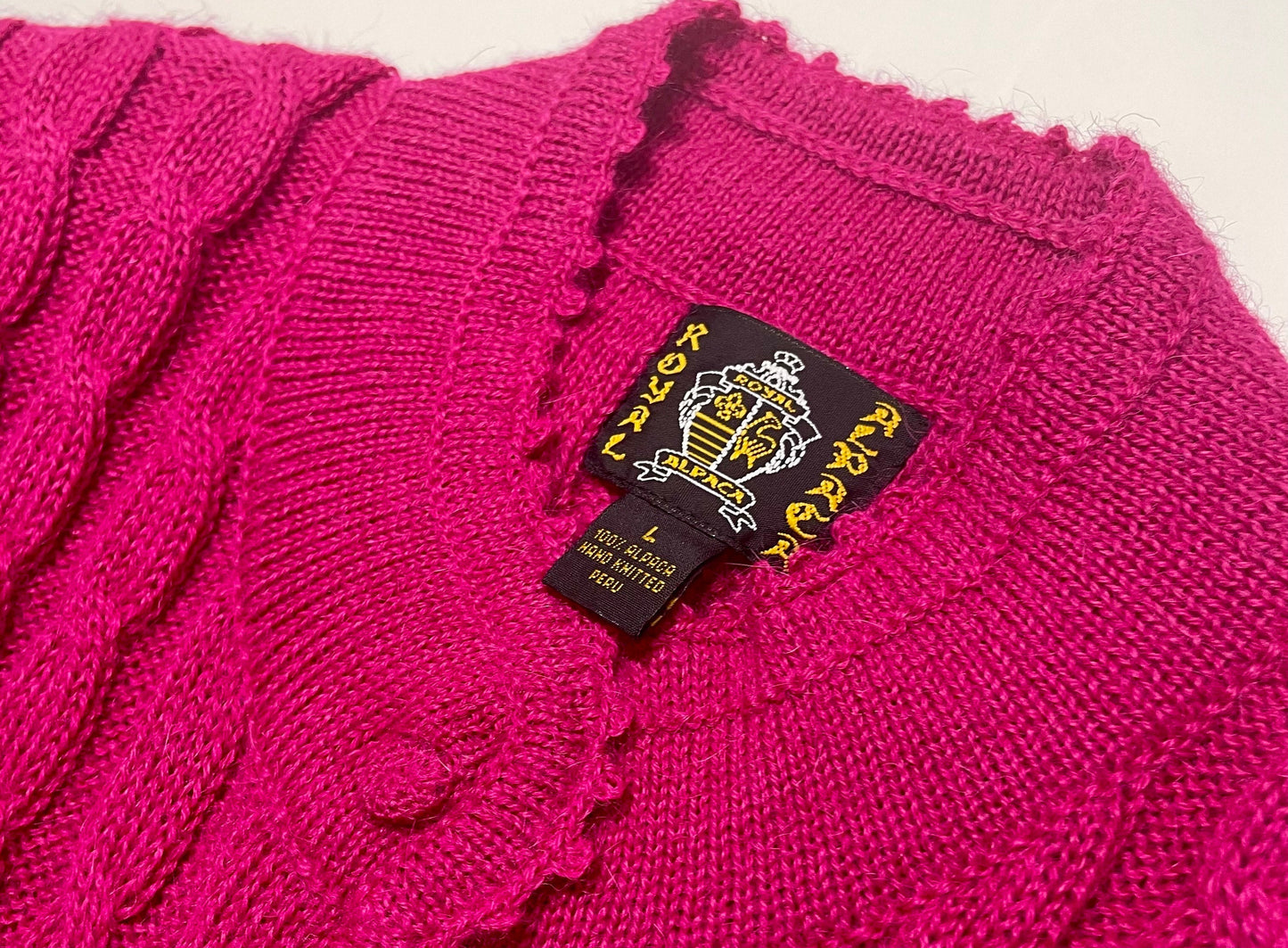 [Online Exclusive Price] Knit / Vest / 100% Alpaca / RoyalAlpaca
