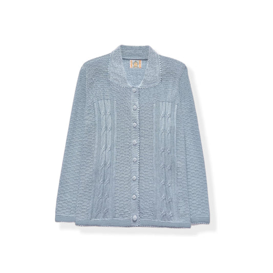 [Online Exclusive Price] Knit / Cardigan / 100% Pima Cotton / Royal Alpaca