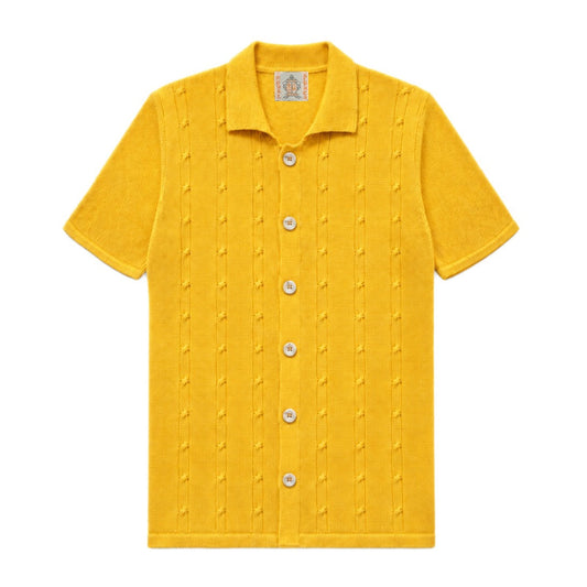 《オンライン限定価格》メンズ / ニット / シャツ / ピマコットン100% / RoyalAlpaca_ロイヤルアルパカ