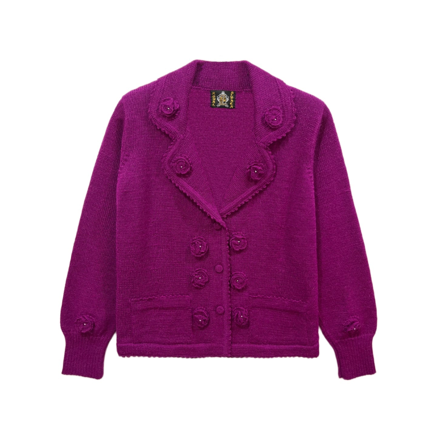 Limited Time Sale: Knit / Cardigan / 100% Alpaca / RoyalAlpaca