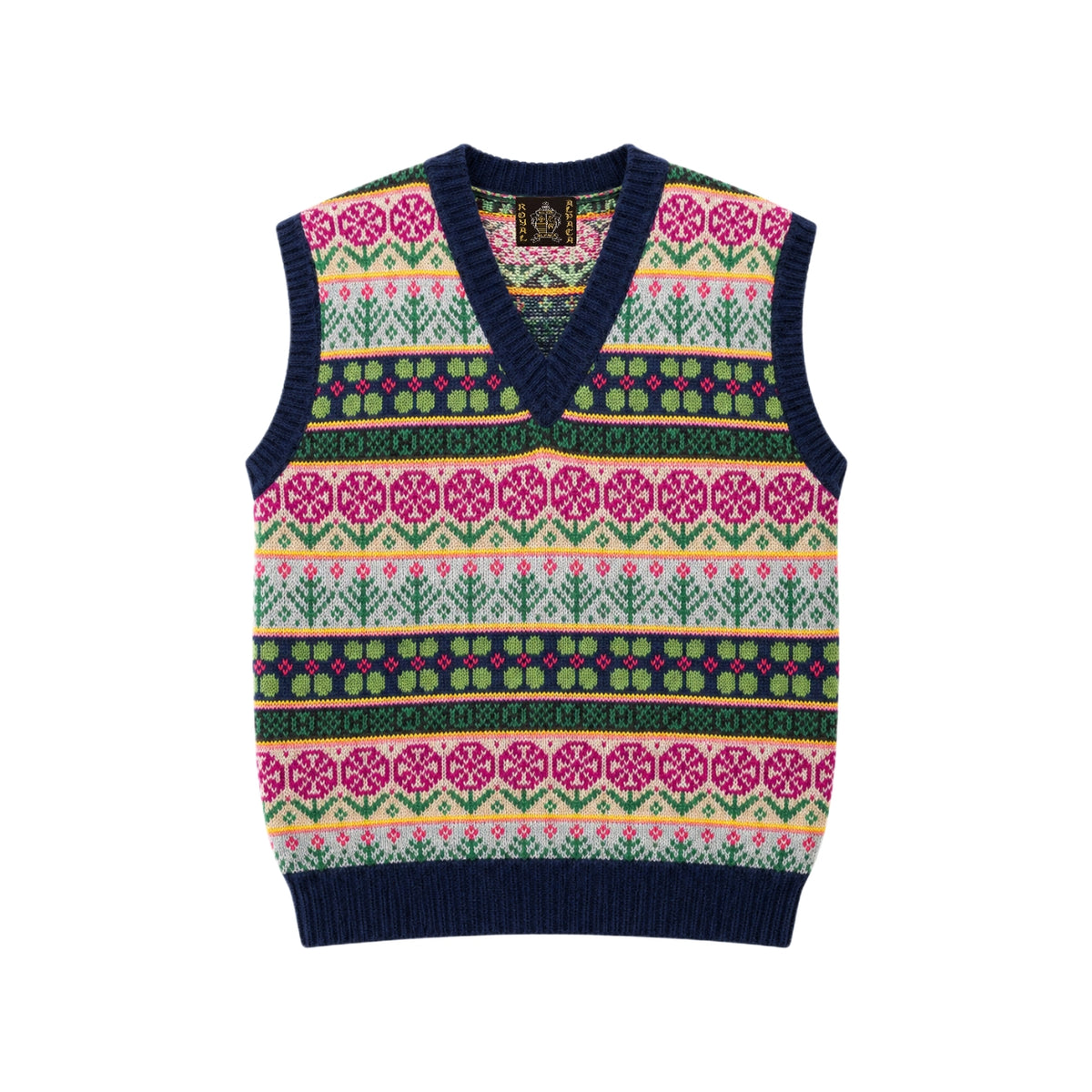 [Online Exclusive Price] Unisex Knit Sweater/Vest/100% Alpaca/RoyalAlpaca